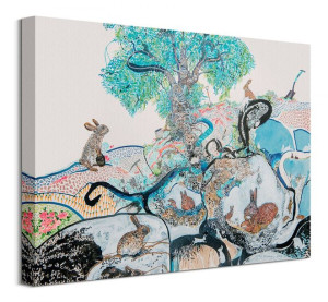 Bunnies And Burrows - obraz na płótnie 40x30 cm