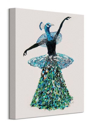 Classic Peacock - obraz na płótnie 30x40 cm