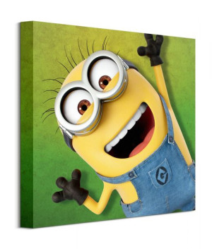 Gru, Dru i Minionki Crazy Minion - obraz na płótnie 40x40 cm