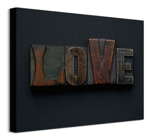 Love - obraz na płótnie 40x30 cm