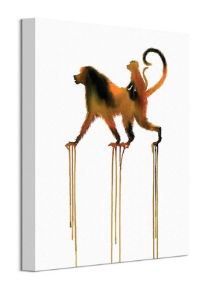 Baboons - obraz na płótnie 30x40 cm