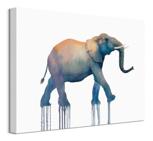 Elephant Walk - obraz na płótnie 40x30 cm
