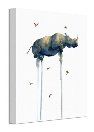 Journey 2 Rhino - obraz na płótnie 30x40 cm