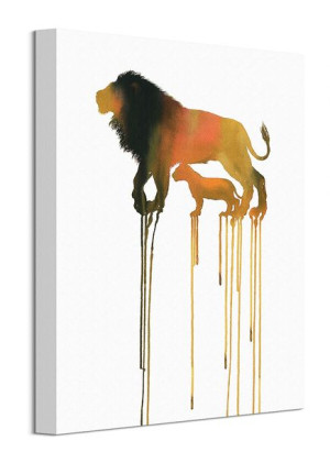 Lions - obraz na płótnie 30x40 cm