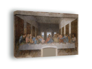 Ostatnia wieczerza - Leonardo da Vinci - obraz na płótnie 60x40 cm