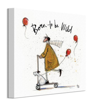 Born to be Wild - obraz na płótnie 30x30 cm