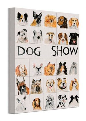 Dog Show - obraz na płótnie 30x40 cm