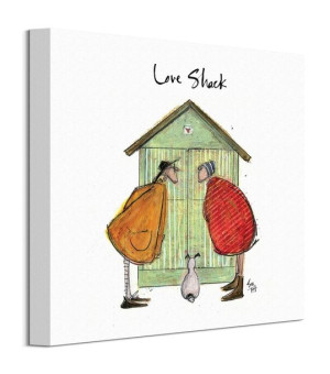 Love Shack - obraz na płótnie 30x30 cm