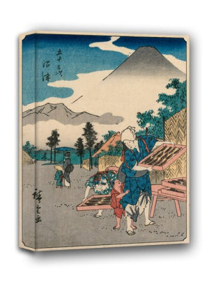 The Fifty-Three Stations of the Tokaido Numazu, Hiroshige - obraz na płótni
