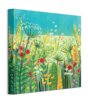 Letnia polana - obraz na płótnie 40x40 cm