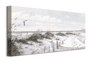 Ścieżka na plażę - obraz na płótnie 60x30 cm