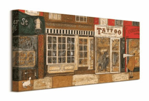 On a Street Where You Live - obraz na płótnie 60x30 cm