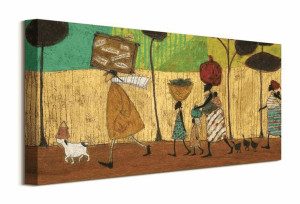 Doris helps out on the trip to Mzuzu - obraz na płótnie 60x30 cm