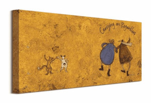 Carrying on Regardless II - obraz na płótnie 60x30 cm