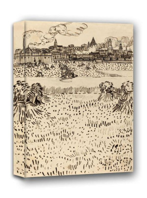 The Harvest, Vincent van Gogh - obraz na płótnie 60x80 cm
