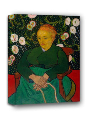 La Berceuse Woman Rocking a Cradle, Vincent van Gogh - obraz na płótnie 60x