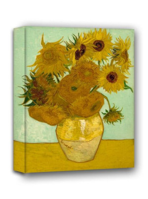 Słoneczniki, Vincent van Gogh - obraz na płótnie 90x120 cm
