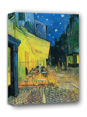 Kawiarenka, Vincent van Gogh - obraz na płótnie 50x70 cm