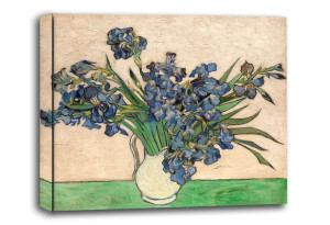 Irysy, Vincent van Gogh - obraz na płótnie 80x60 cm