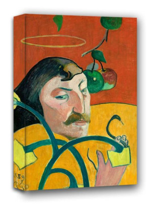 Self-Portrait1889, Paul Gauguin - obraz na płótnie 60x90 cm