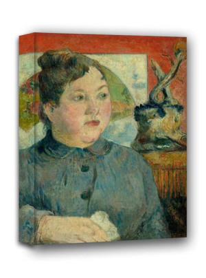 Madame Alexandre Kohler, Paul Gauguin - obraz na płótnie 50x70 cm