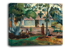 The Large Tree, Paul Gauguin - obraz na płótnie 40x30 cm