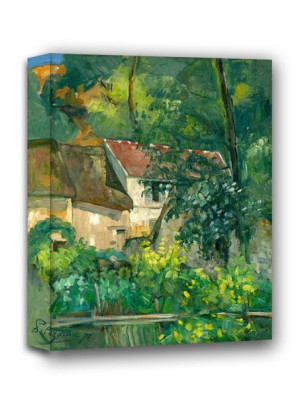 House of Père Lacroix, Paul Cézanne - obraz na płótnie 40x60 cm