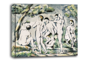 The Bathers, Paul Cézanne - obraz na płótnie 40x30 cm