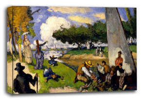 The Fishermen, Paul Cézanne - obraz na płótnie 50x40 cm