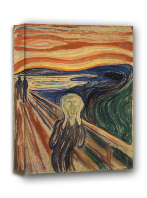Krzyk, Edvard Munch- obraz na płótnie 40x50 cm