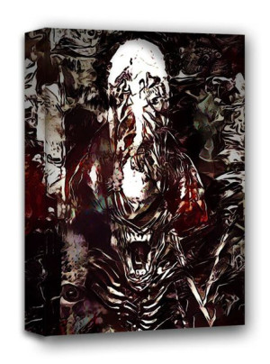 Legends of Bedlam, Xenomorph, AvP - obraz na płótnie 60x80 cm