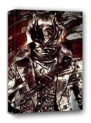 Legends of Bedlam, The Hunter, Bloodborne - obraz na płótnie 60x80 cm