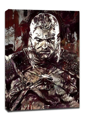 Legends of Bedlam, Geralt, Wiedźmin The Witcher - obraz na płótnie 30x40 cm