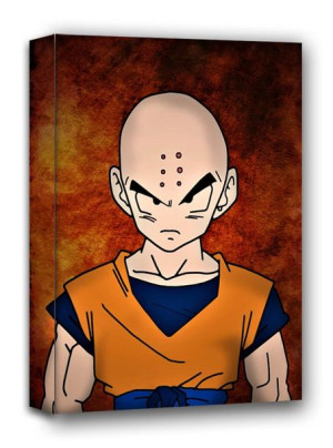 Dragon Ball, Krilin - obraz na płótnie 60x90 cm