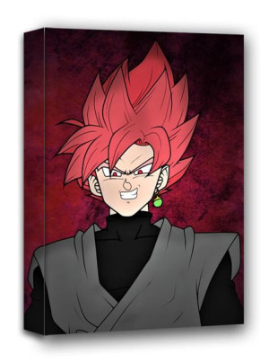 Dragon Ball, Goku Black - obraz na płótnie 30x40 cm