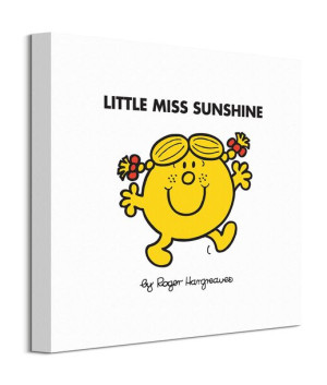 Little Miss Sunshine - obraz na płótnie 40x40 cm