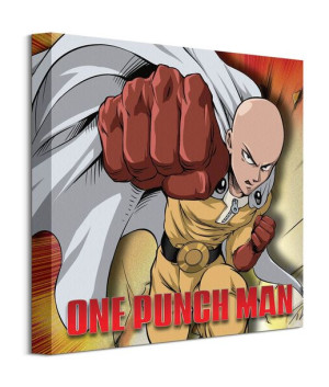 One Punch Man Mach Punch - obraz na płótnie 40x40 cm
