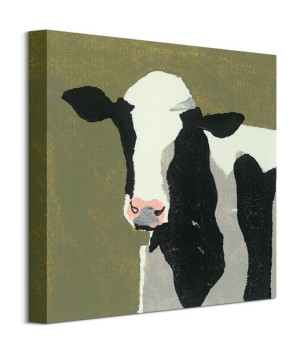 Friesian Cow - obraz na płótnie 40x40 cm