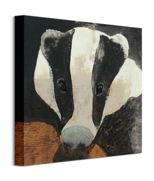 Badger - obraz na płótnie 40x40 cm