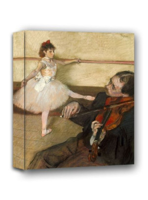 The Dance Lesson, Edgar Degas - obraz na płótnie 40x50 cm