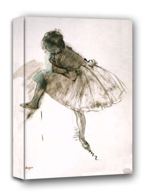 Study of a Ballet Dancer, Edgar Degas - obraz na płótnie 50x70 cm