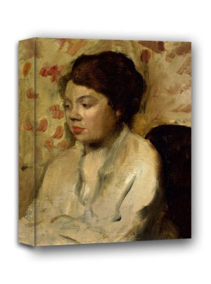 Portrait of a Young Woman, Edgar Degas - obraz na płótnie 40x60 cm