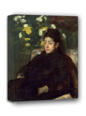 Mademoiselle Malo, Edgar Degas - obraz na płótnie 20x30 cm