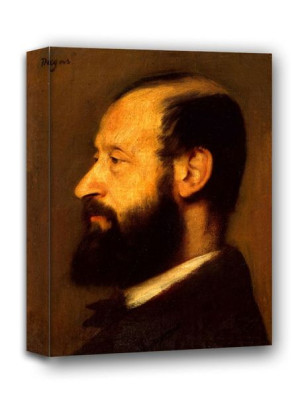 Joseph Henri Altès, Edgar Degas - obraz na płótnie 40x50 cm