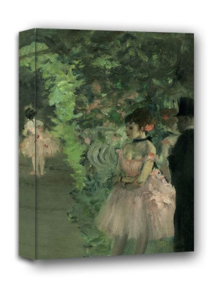 Dancers Backstage, Edgar Degas - obraz na płótnie 20x30 cm