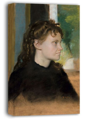 Madame Théodore Gobillard1869, Edgar Degas - obraz na płótnie 70x100 cm