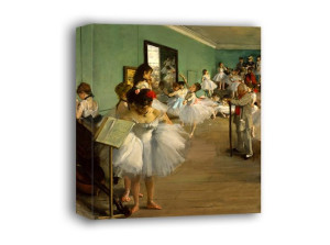The Dance Class, Edgar Degas - obraz na płótnie 50x50 cm