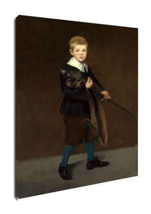 Boy with a Sword, Edouard Manet - obraz na płótnie 40x60 cm