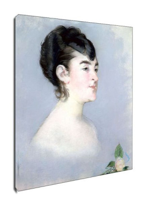 Mademoiselle Isabelle Lemonnier, Edouard Manet - obraz na płótnie 40x50 cm