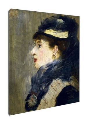 Portrait of a Lady, Edouard Manet - obraz na płótnie 60x90 cm